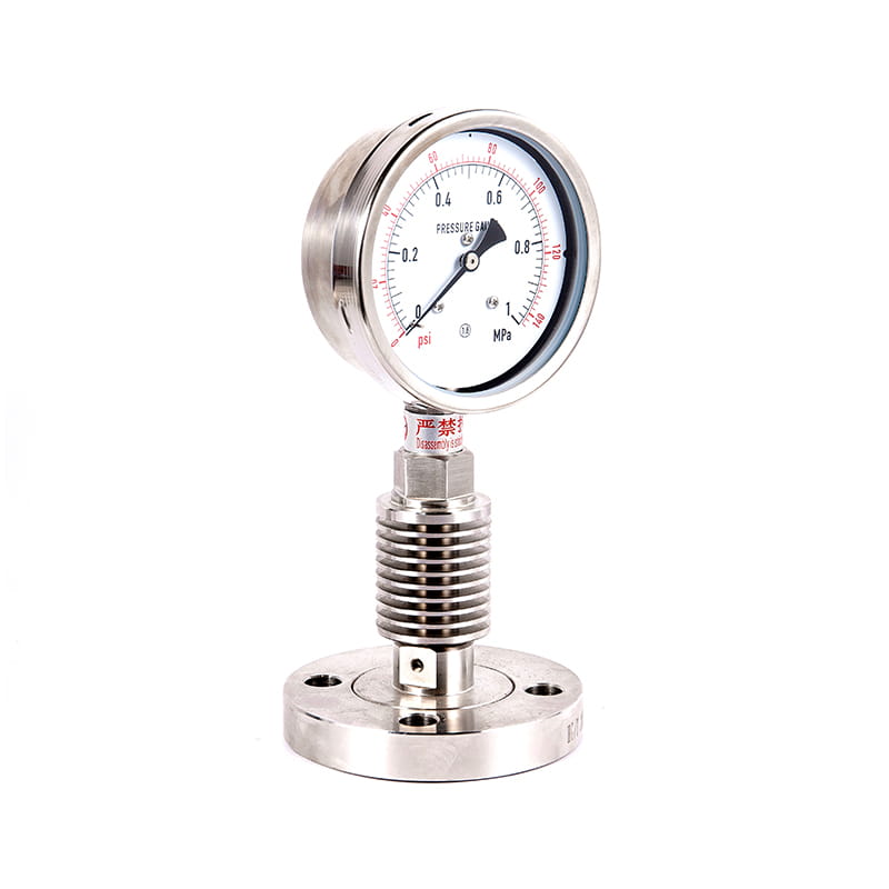 Séria Y-M Všetky tlakové meradlá z nehrdzavejúcej ocele sanitárne sterilné membrány Séria Y-M Všetky tlakové meradlá z nehrdzavejúcej ocele sanitárne sterilné membrány