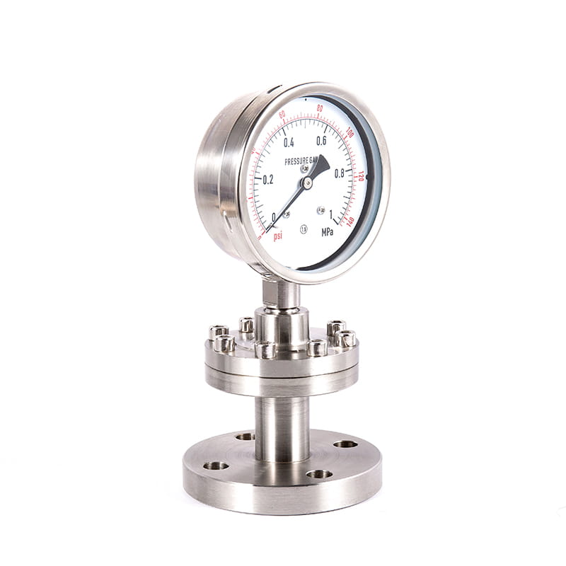 Séria Y-M Všetky tlakové meradlá z nehrdzavejúcej ocele sanitárne sterilné membrány Séria Y-M Všetky tlakové meradlá z nehrdzavejúcej ocele sanitárne sterilné membrány