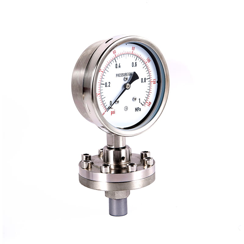 Séria Y-M Všetky tlakové meradlá z nehrdzavejúcej ocele sanitárne sterilné membrány Séria Y-M Všetky tlakové meradlá z nehrdzavejúcej ocele sanitárne sterilné membrány